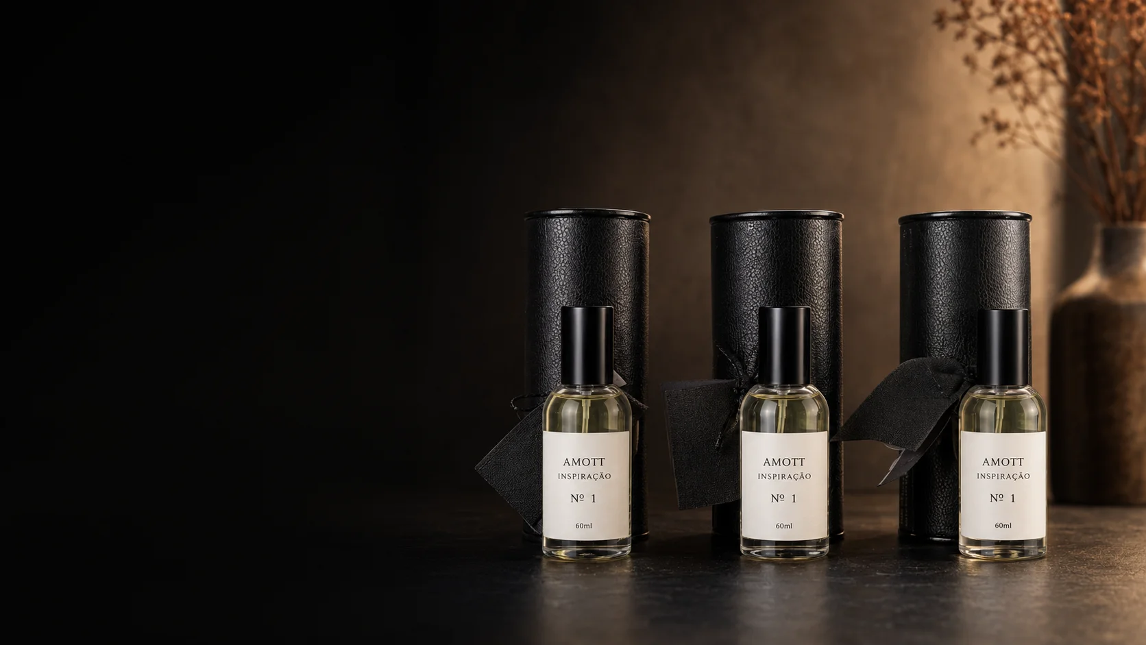 AMOTT Perfumaria — três fragrâncias